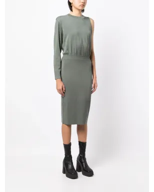 Karl Lagerfeld アシンメトリックニットドレス - サムネイル3