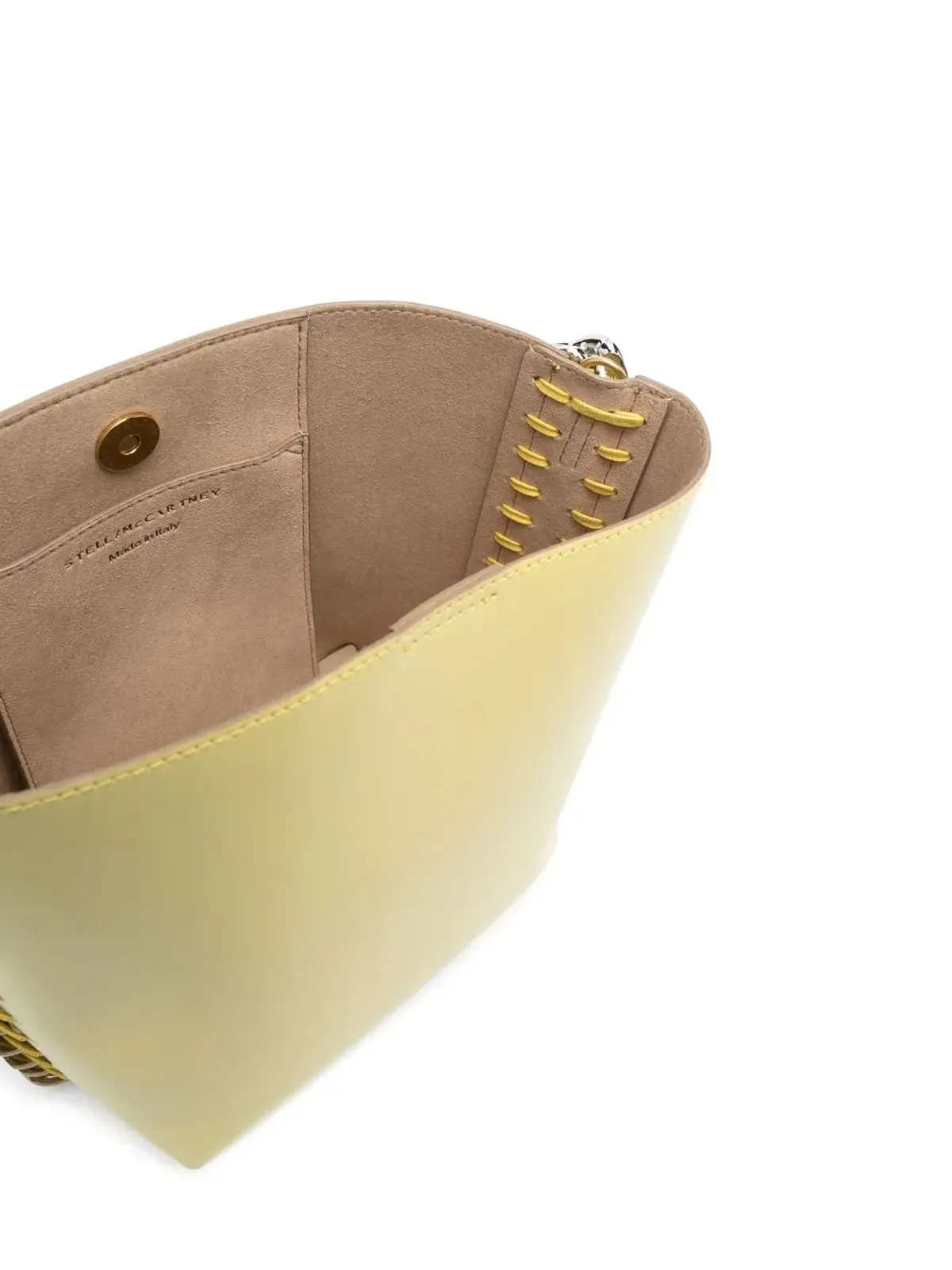 Stella McCartney チェーンディテール バケットバッグ - Yellow - 画像5