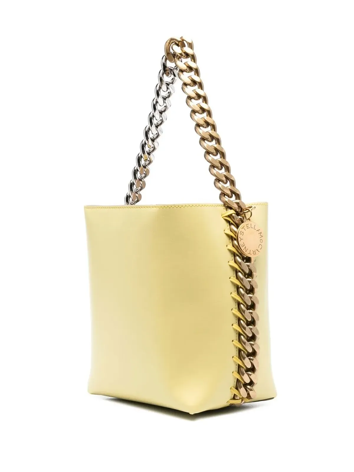 Stella McCartney チェーンディテール バケットバッグ - Yellow - 画像3
