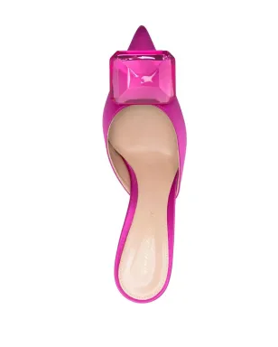 Gianvito Rossi Jaipur satin mules - Pink - サムネイル4