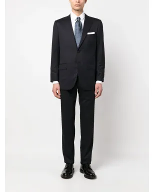 Kiton シングルブレスト・ボタン・ツーピーススーツ - ブルー - サムネイル2