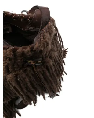 Dolce & Gabbana Pre-Owned 2010s フリンジディテール クロスボディバッグ ブラウン - サムネイル5