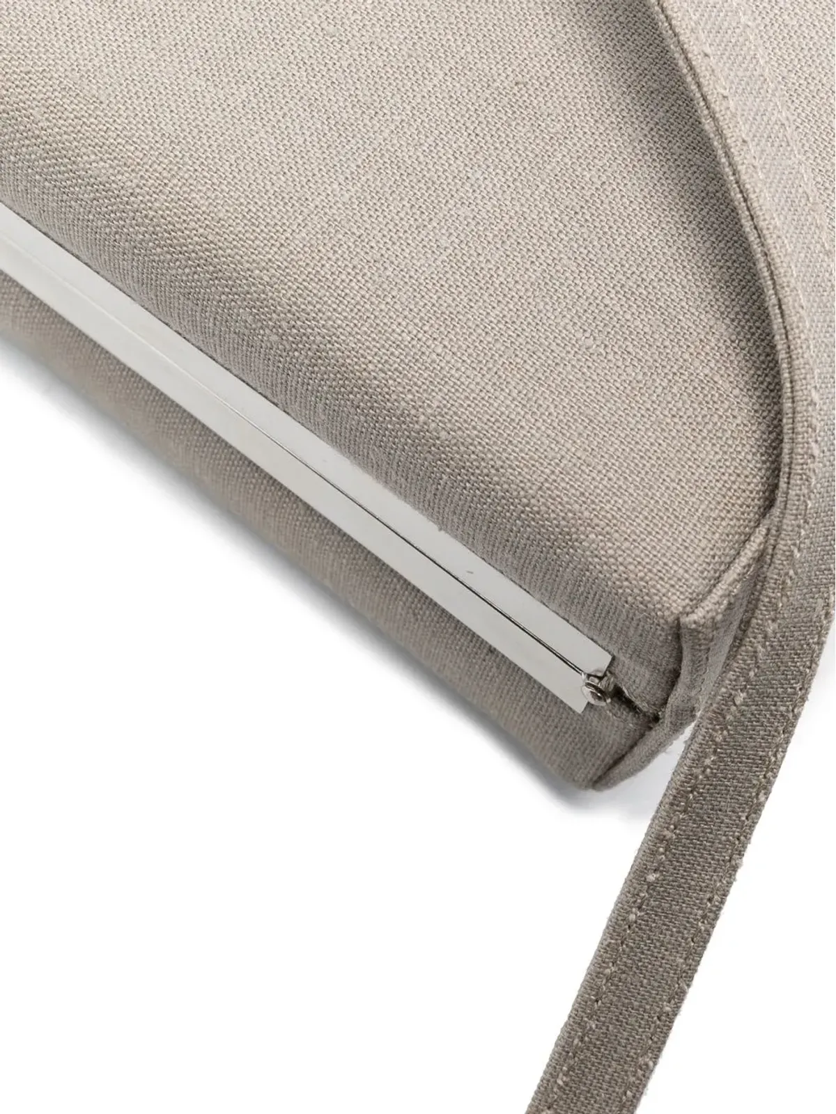 Giorgio Armani Pre-Owned 2000s linen box crossbody bag 2000年代リネンボックスクロスボディバッグ - 画像4