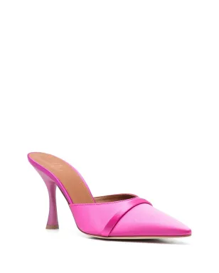 Malone Souliers ピンクのスカルプトヒールドミュール - サムネイル2