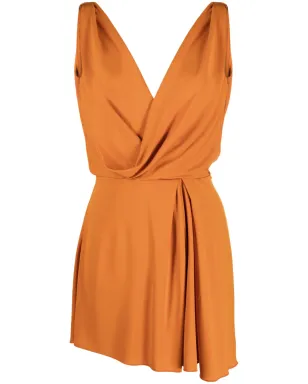 Alberta Ferretti ドレープVネックドレス - サムネイル1