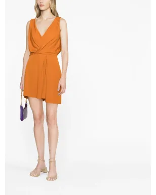 Alberta Ferretti ドレープVネックドレス - サムネイル2