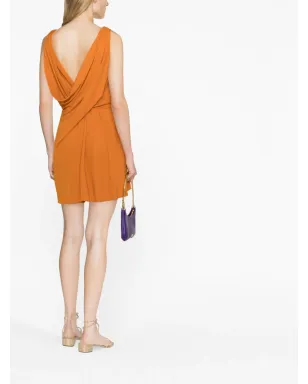 Alberta Ferretti ドレープVネックドレス - サムネイル4