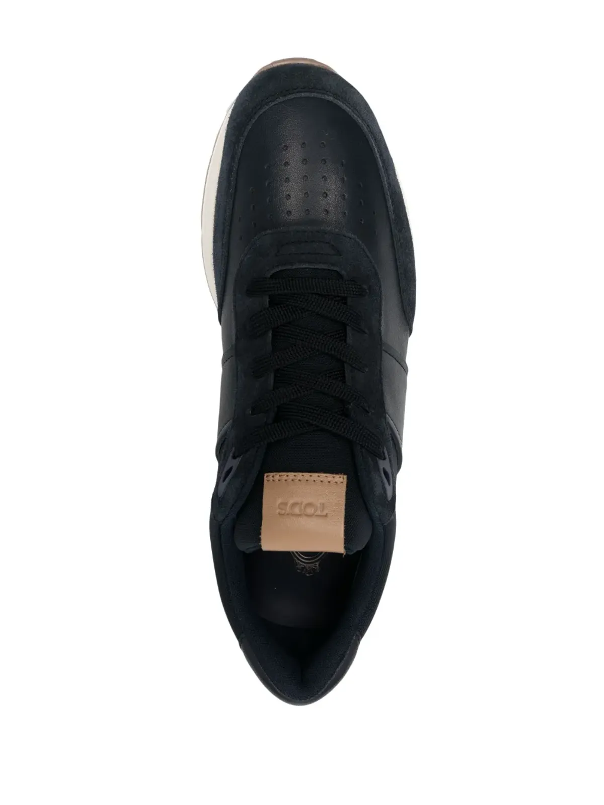 Tod's レザー トリム ローカットスニーカー - ブルー - 画像4