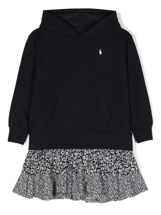 POLO RALPH LAUREN KIDS POLO RALPH LAUREN KIDS ロゴ刺繍フ hooded day dressの商品画像
