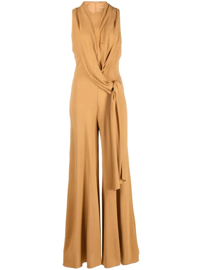 Alberta Ferretti Alberta Ferretti カットアウト・ドレープ ジャンプスーツの商品画像