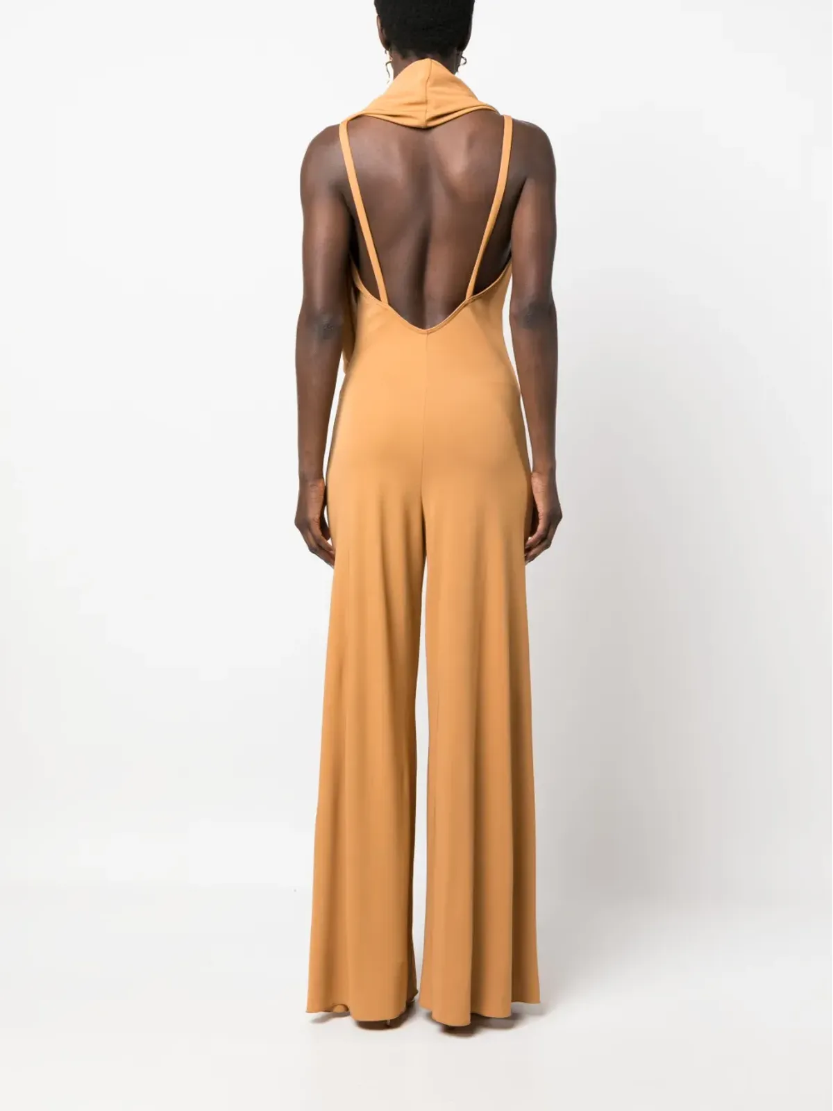 Alberta Ferretti カットアウト・ドレープ ジャンプスーツ - 画像4