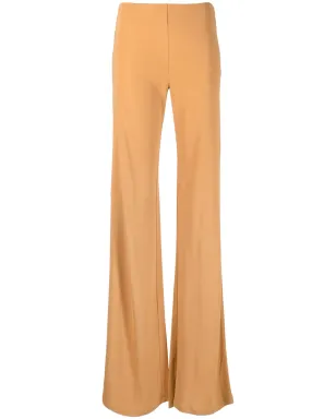 Alberta Ferretti ハイウエストフレアパンツ ブラウン - サムネイル1