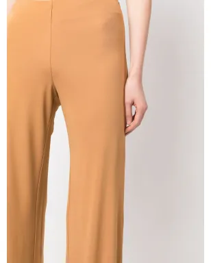 Alberta Ferretti ハイウエストフレアパンツ ブラウン - サムネイル5