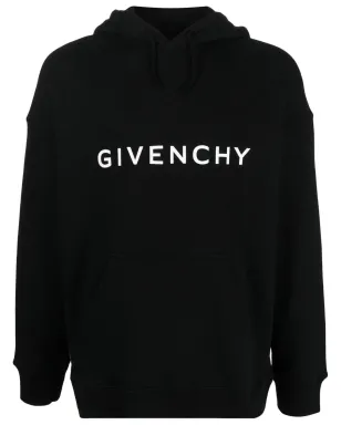Givenchy ロゴプリント ドローコード付きフーディー - サムネイル1