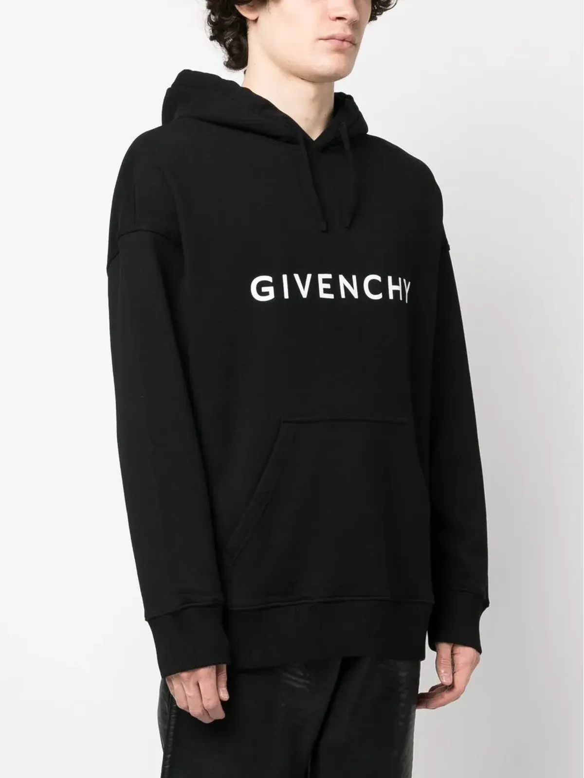 Givenchy ロゴプリント ドローコード付きフーディー - 画像3