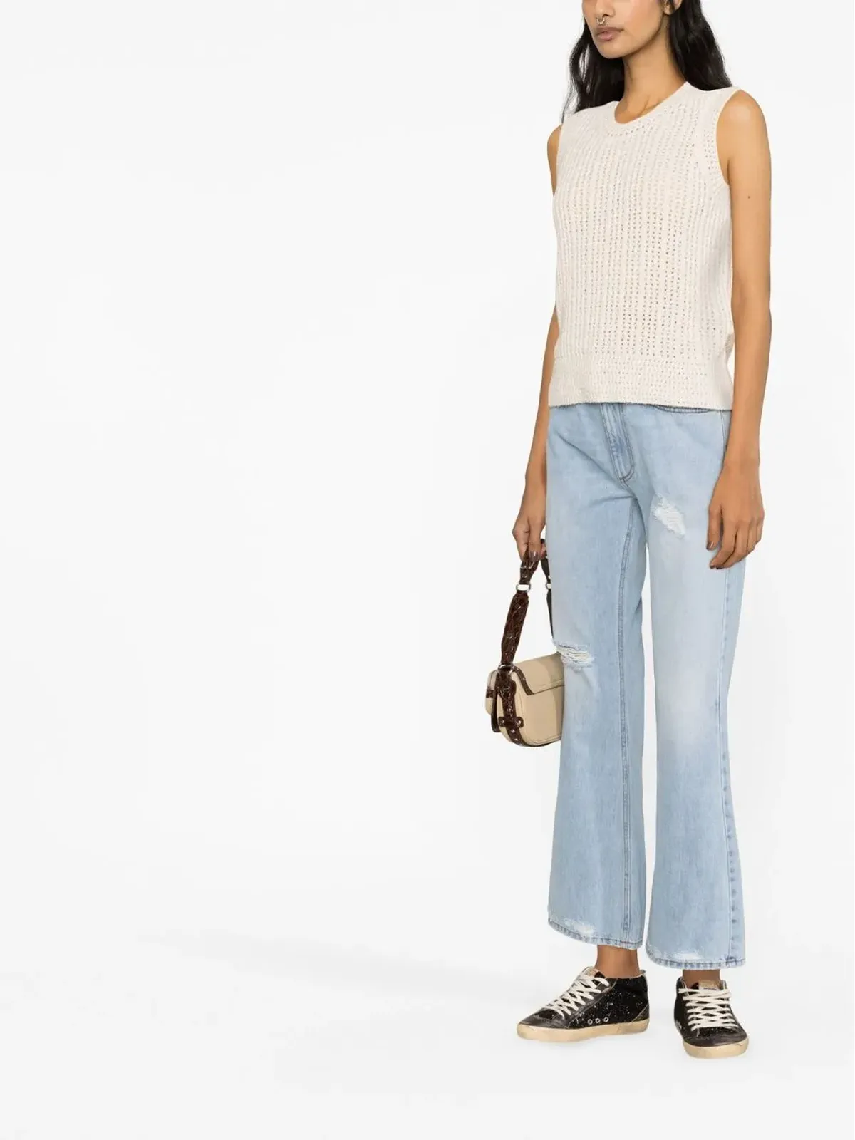 Golden Goose チャンキー ニット ベスト - 画像3