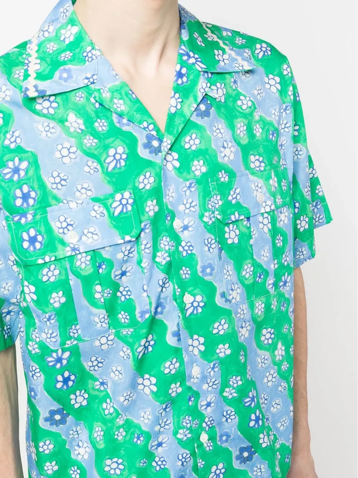 Marni 花柄プリント半袖シャツ - 画像5