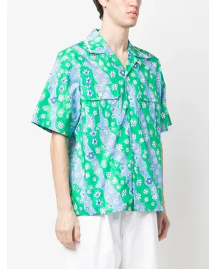 Marni 花柄プリント半袖シャツ - サムネイル3