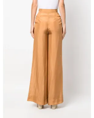 Alberta Ferretti ロングライン シルク パラッツォパンツ - サムネイル4