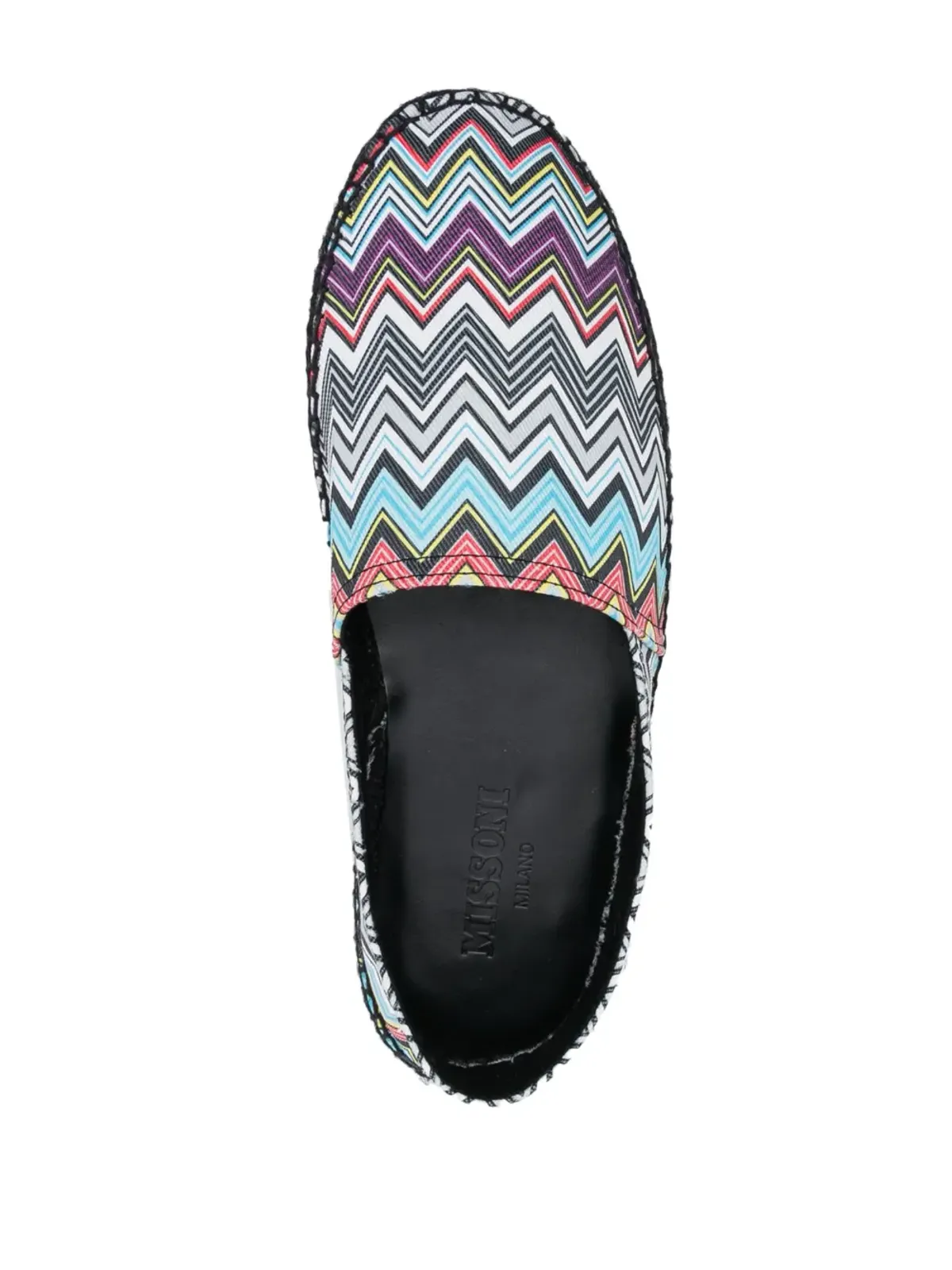 Missoni ジグザグ織りエスパドリーユ - ブラック - 画像4