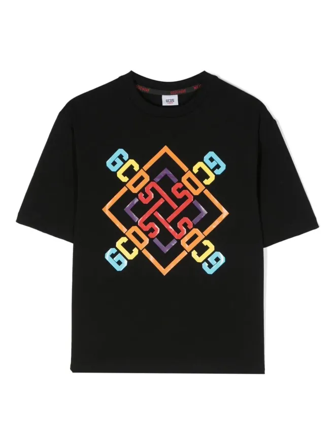 GCDS Kids Gcds Kids ロゴプリント半袖Tシャツの商品画像