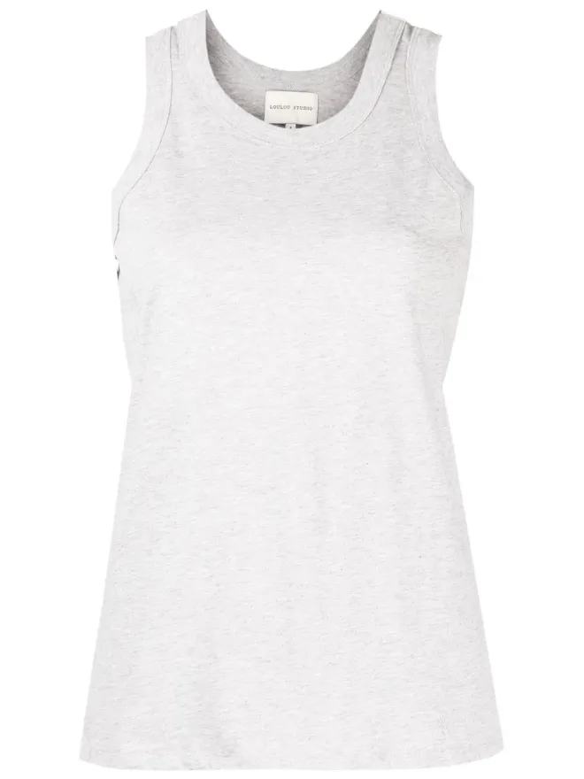 Loulou de Saison LouLou de Saison ラウンドネック コットンタンクトップの商品画像