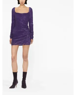 GAUGE81 sequin-embellished long-sleeve minidress - サムネイル2