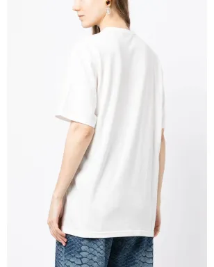 pushBUTTON ネックレスプリント オーバーサイズTシャツ - サムネイル4