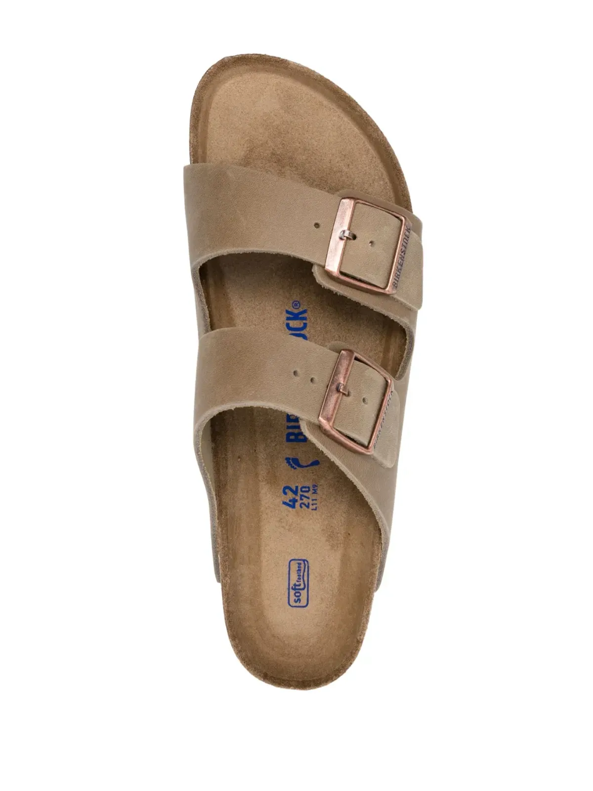 Birkenstock アリゾナ レザー サンダル - 画像4