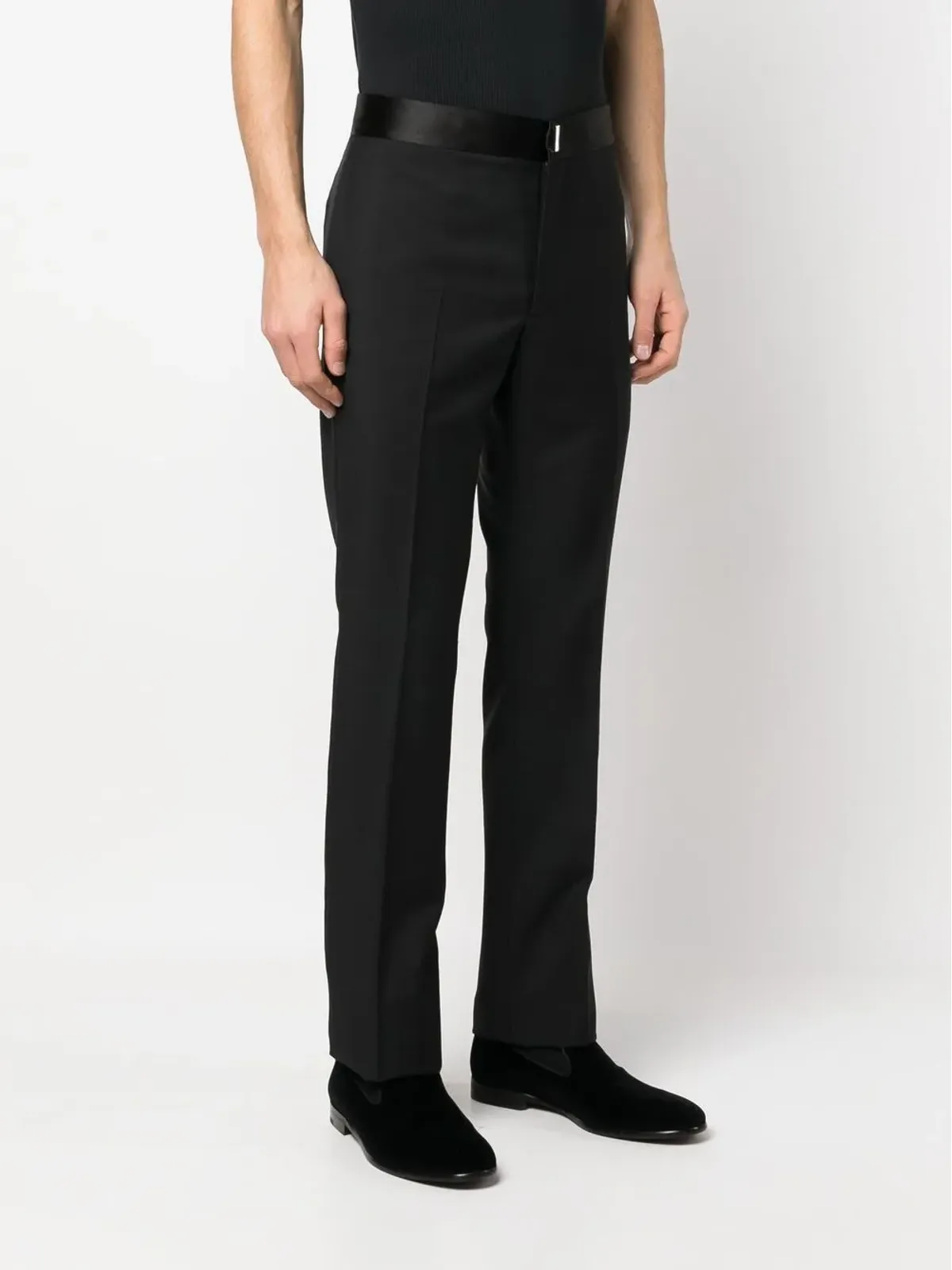 Givenchy スリムカット テーラードパンツ - ブラック - 画像3