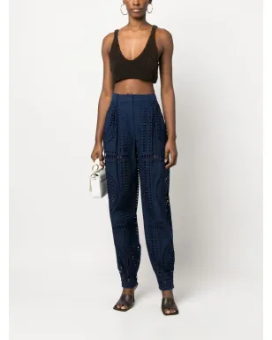 Alberta Ferretti カットアウトディテール入りハイウエストパンツ - サムネイル2