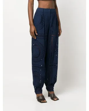 Alberta Ferretti カットアウトディテール入りハイウエストパンツ - サムネイル3