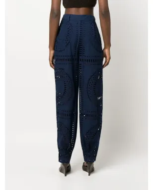 Alberta Ferretti カットアウトディテール入りハイウエストパンツ - サムネイル4