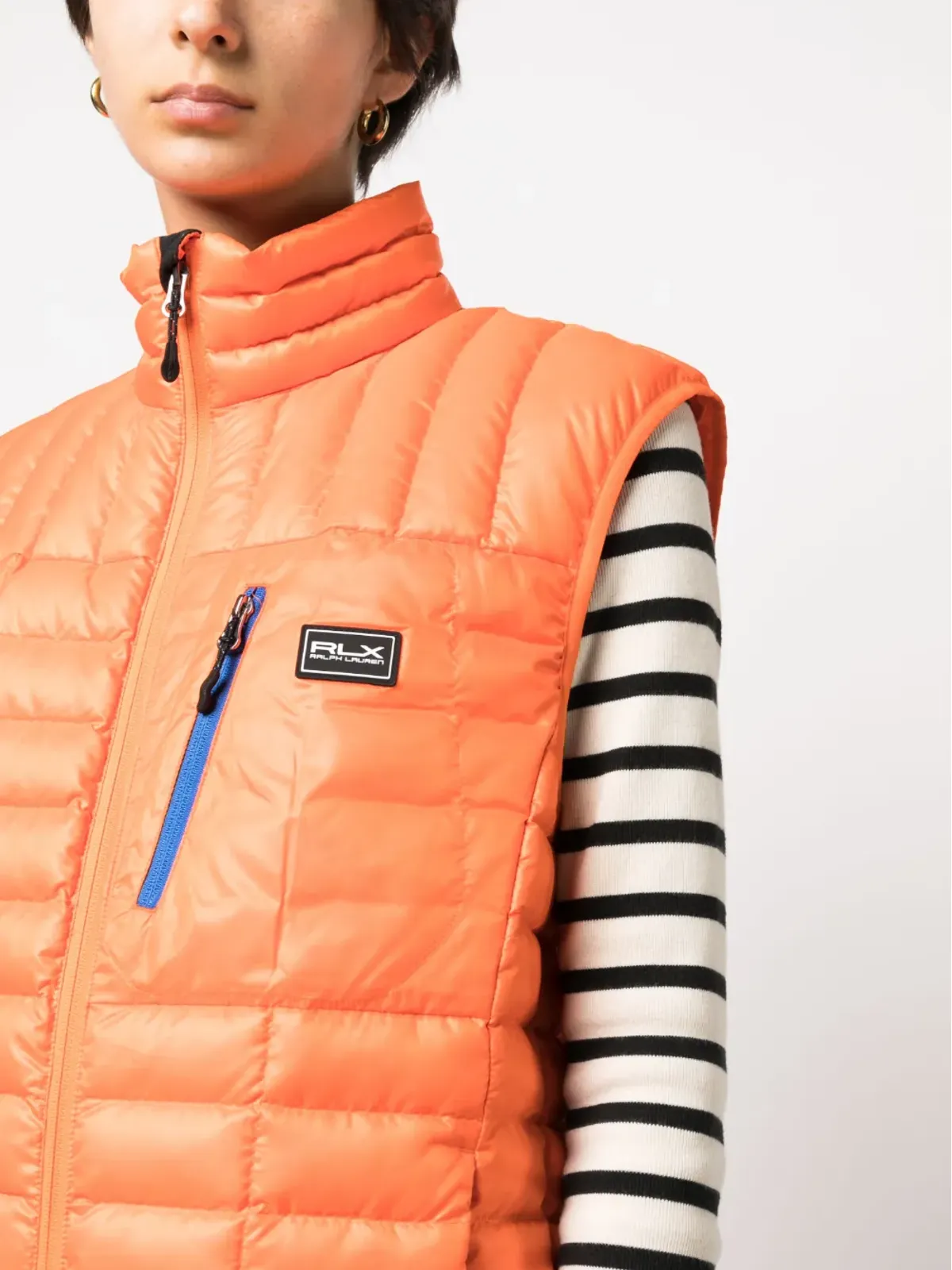 RLX Ralph Lauren ダルストン パディド リサイクルダウン ジレ - オレンジ - 画像5