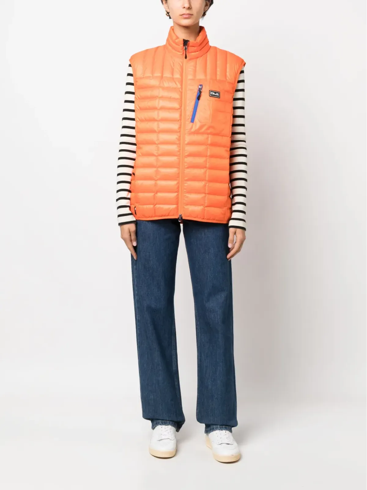 RLX Ralph Lauren ダルストン パディド リサイクルダウン ジレ - オレンジ - 画像2