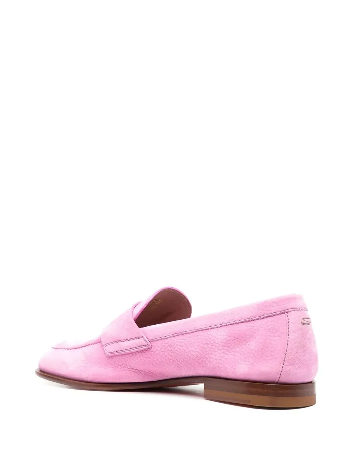 Santoni アーモンドトゥ 15mm ペニーローファー - 画像3