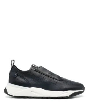 Santoni ロー・トップ レザー スニーカー - サムネイル1