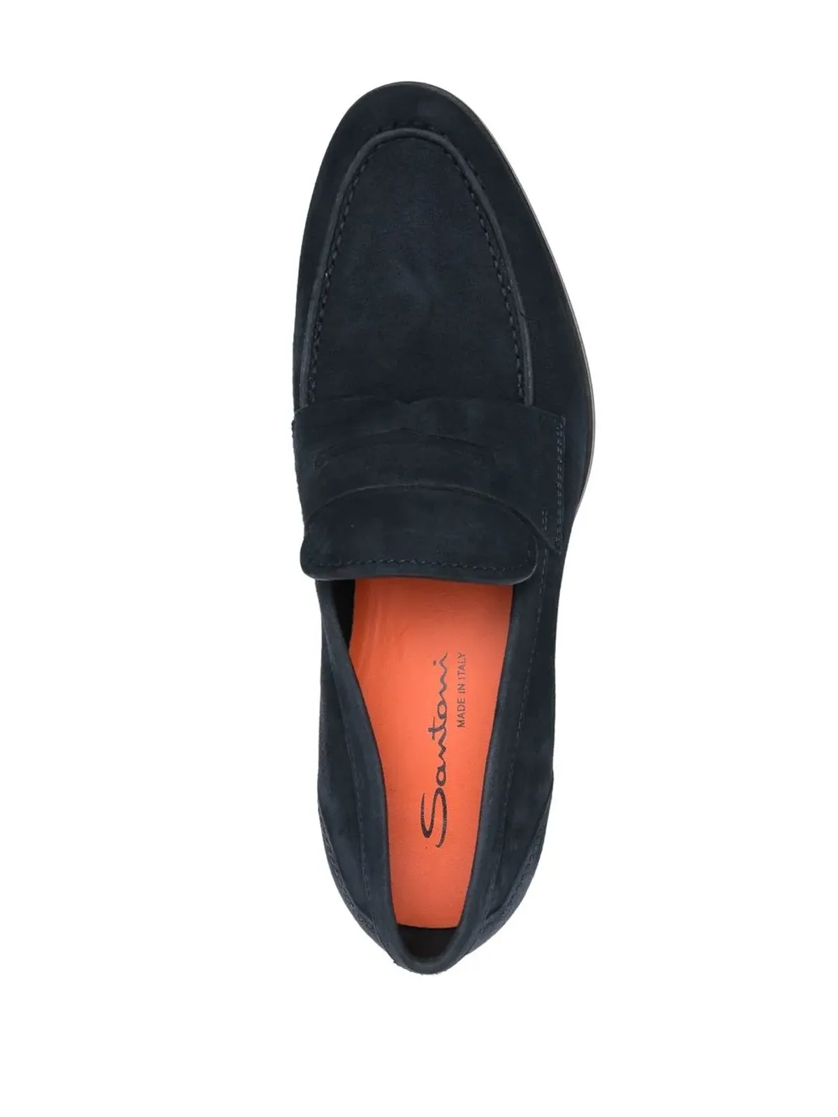 Santoni ディプロマット スリップオン ローファー ブルー - 画像4