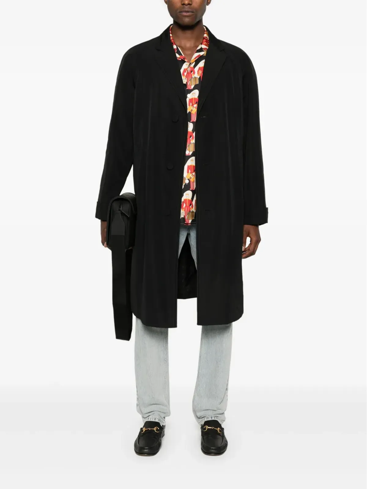 Gucci シングルブレスト ポプリン コート - 画像2