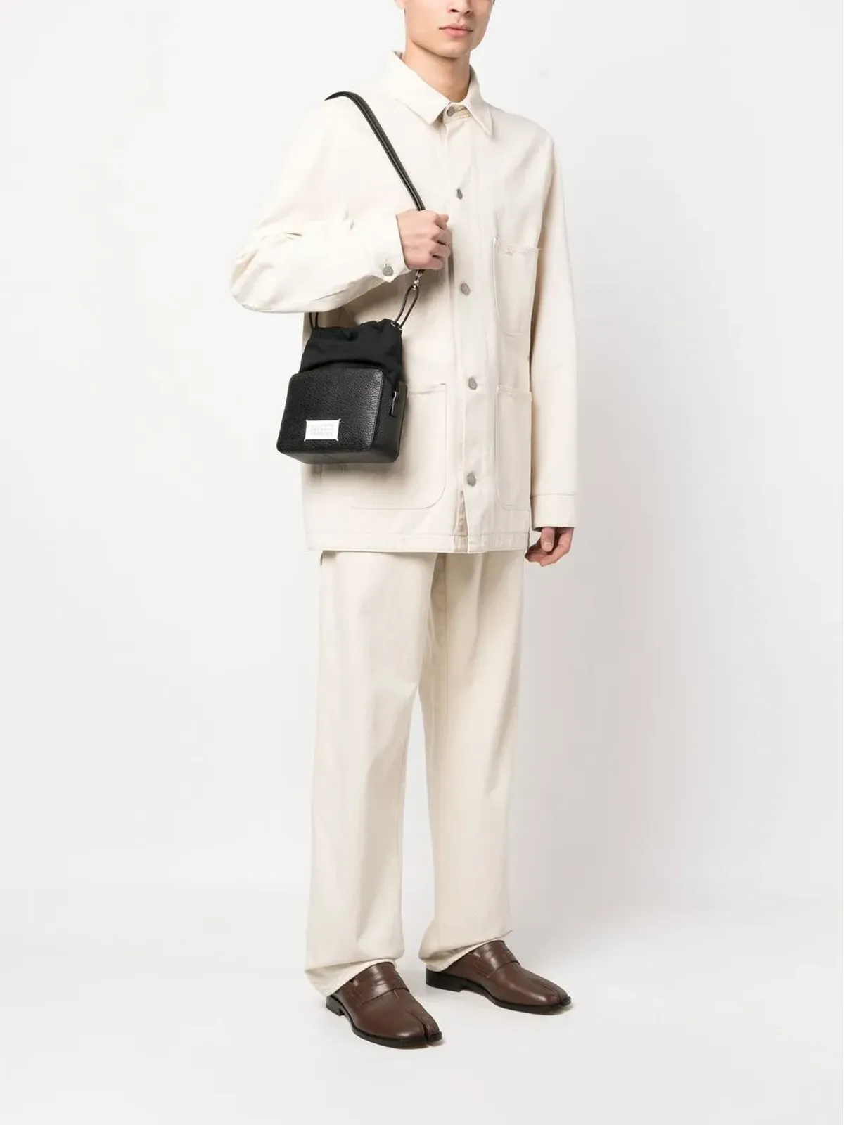 Maison Margiela ロゴアップリケ クロスボディバッグ - 画像2