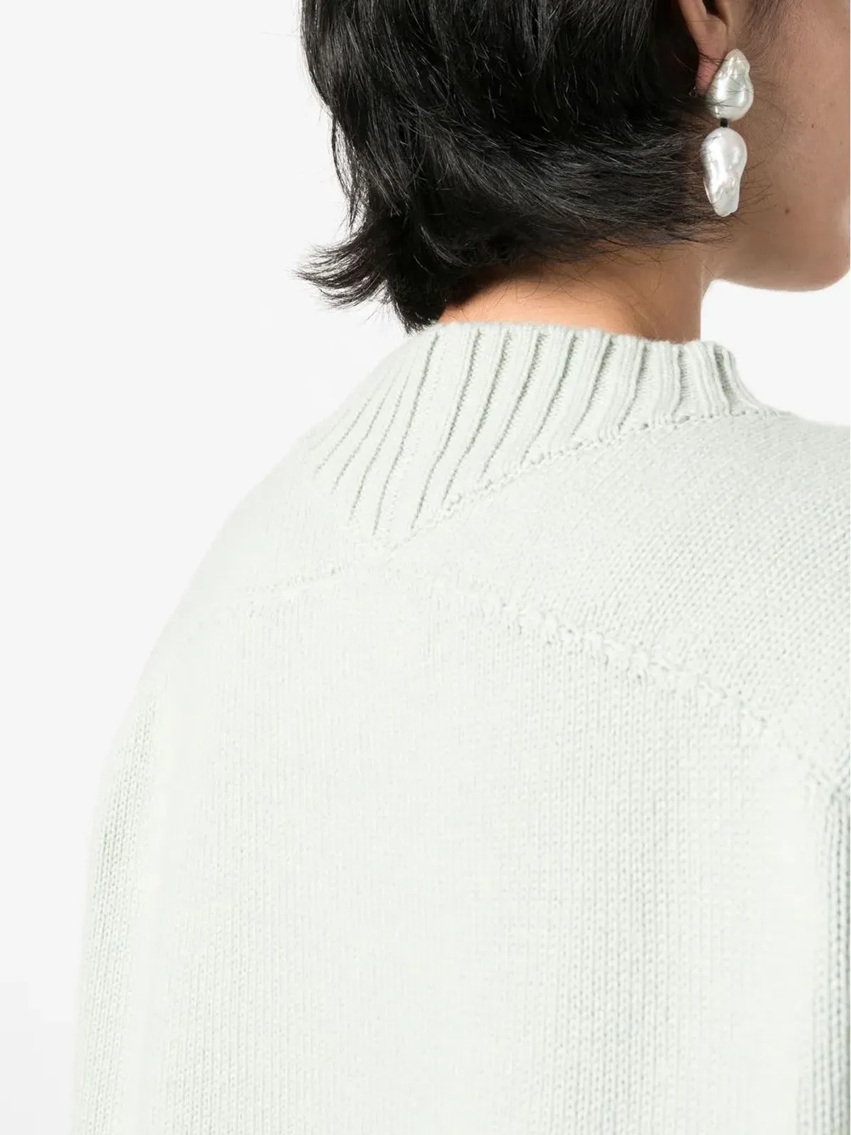 Jil Sander ファインニット コットン-カシミヤ混紡 ジャンパー - 画像5