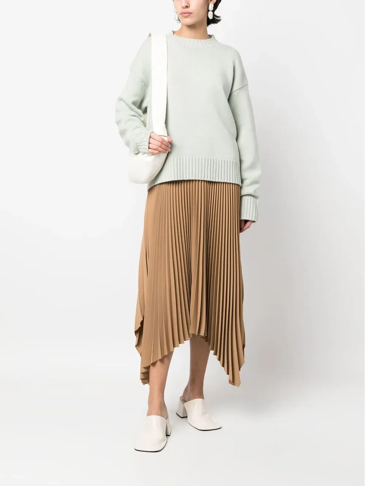 Jil Sander ファインニット コットン-カシミヤ混紡 ジャンパー - 画像2