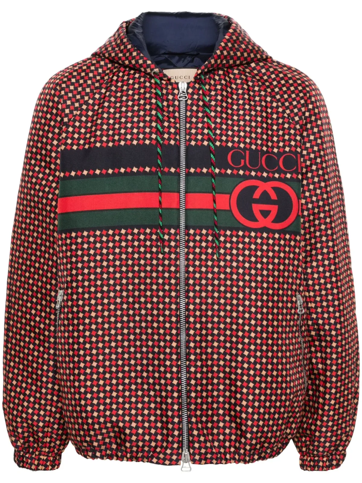 Gucci インターロッキングGG フード付きジャケット - 画像1