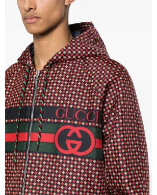 Gucci インターロッキングGG フード付きジャケット - サムネイル5