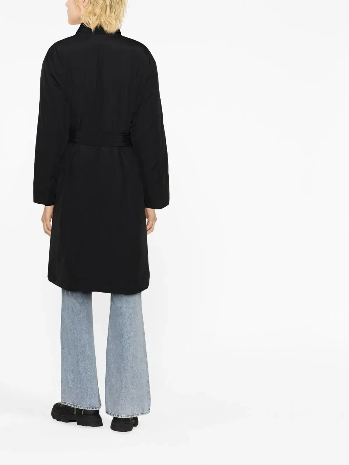 Calvin Klein パディド シングルブレストコート - 画像4