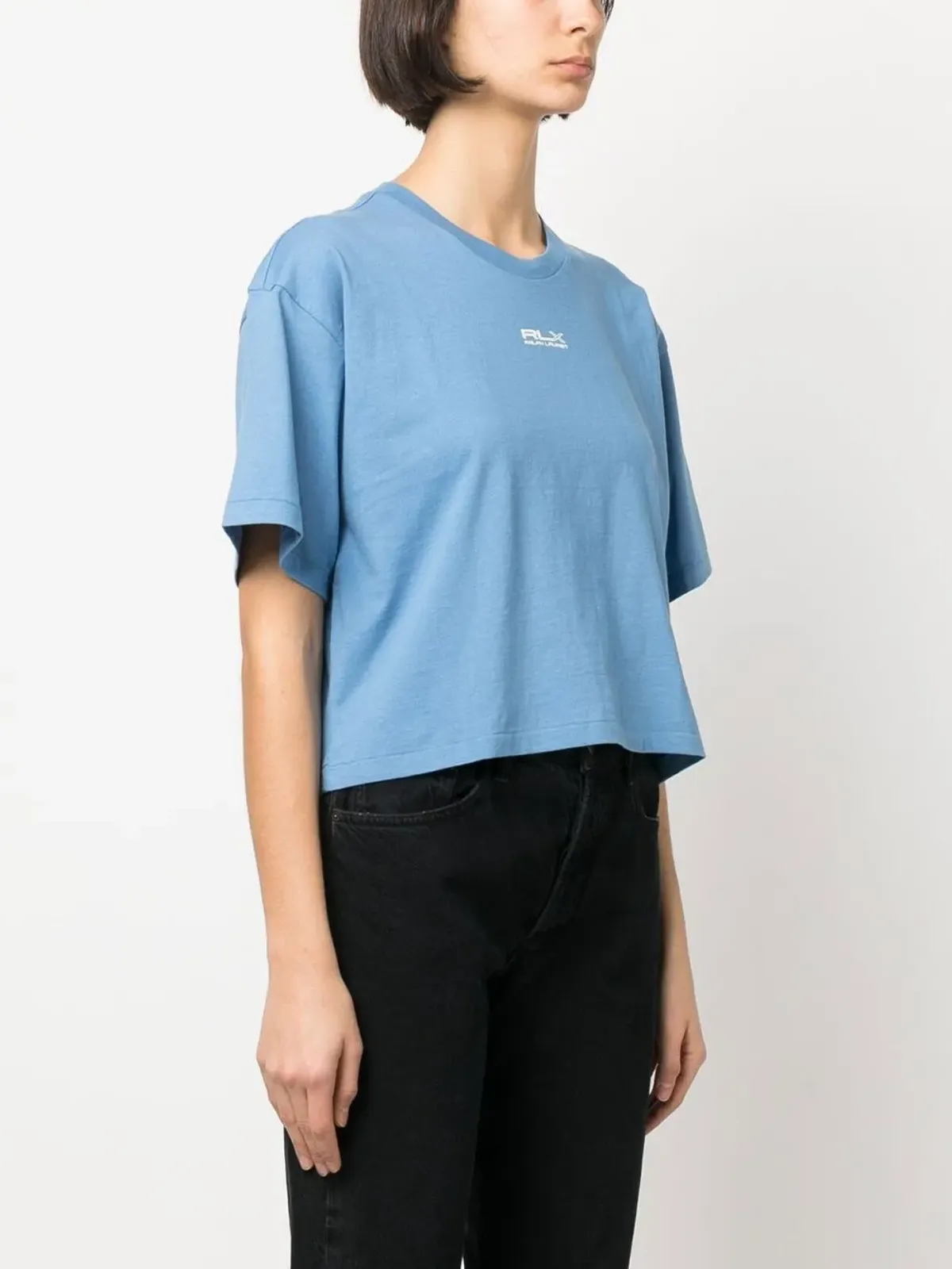 RLX Ralph Lauren ロゴプリント コットンTシャツ - ブルー - 画像3