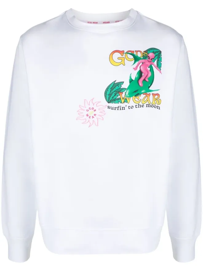 GCDS GCDS グラフィックプリント クルーネック スウェットシャツの商品画像