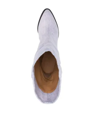 ISABEL MARANT Rouxa スエードブーツ - パープル - サムネイル4