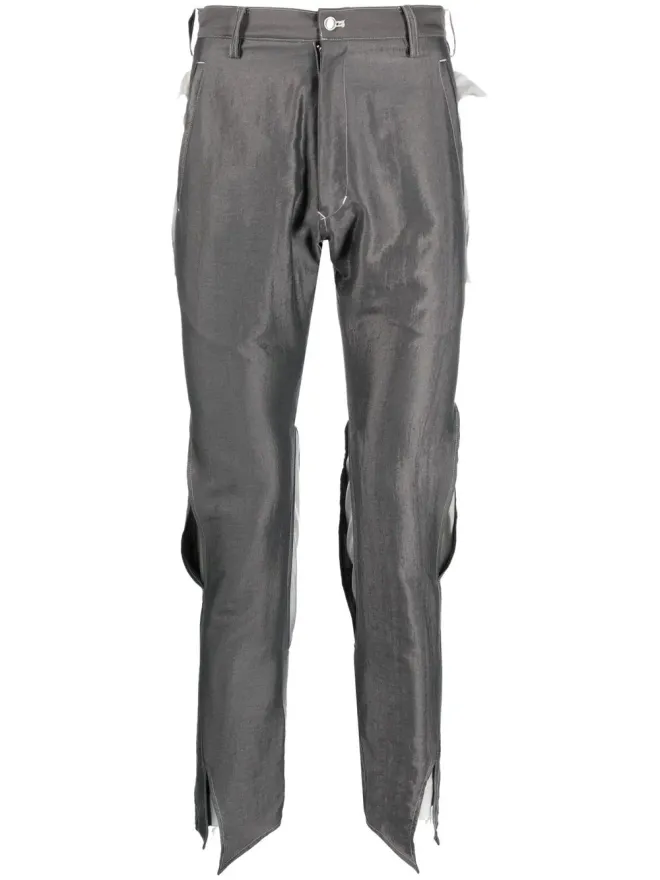 sulvam sulvam スリムカットアウトトラウザーズの商品画像