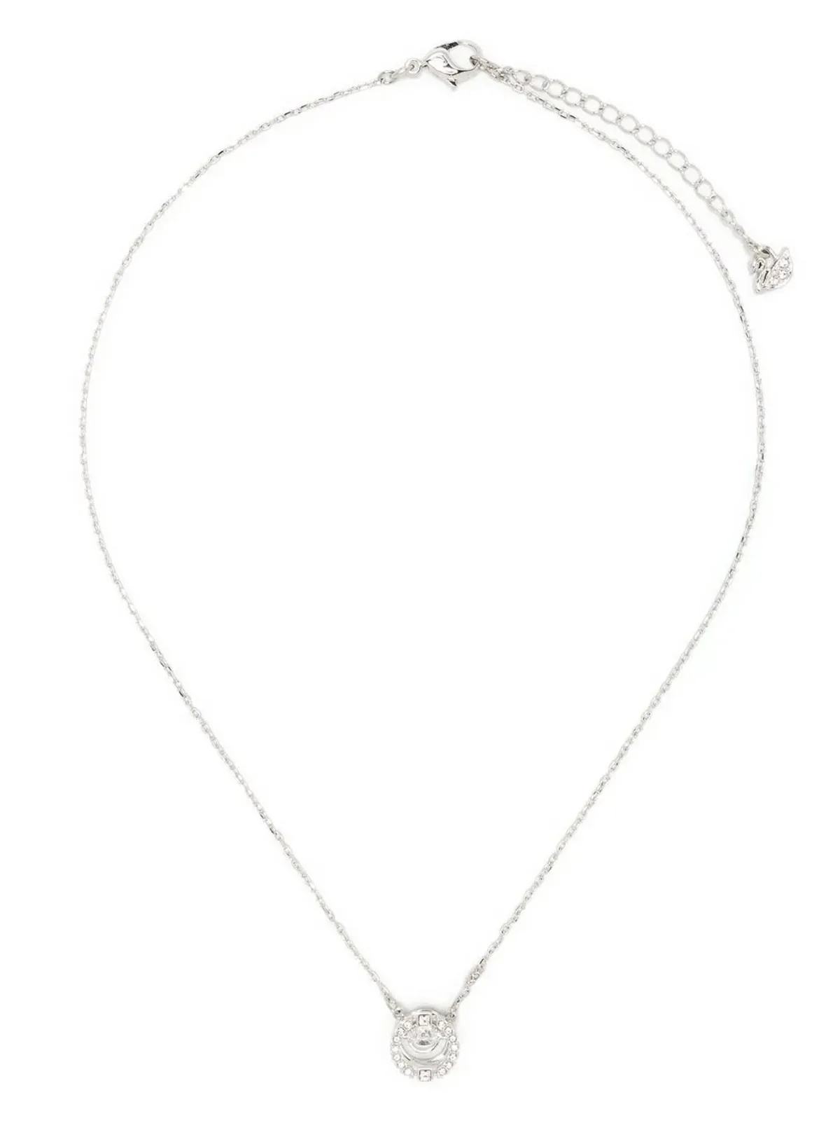 Swarovski クリスタルペンダントネックレス - シルバー - 画像3